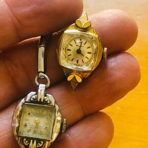 Vintage Gold and Silver Women's Watch